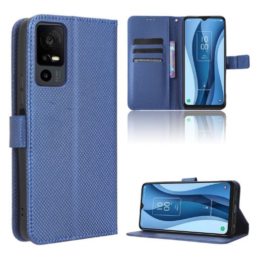 TCL 40 XE 5G/40 NxtPaper 5G Blue Leather Phone Case - 1