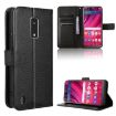BLU View 4/View 2 2023 Leather Phone Case - Black - 1