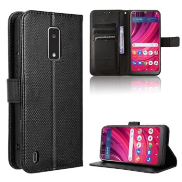 BLU View 4/View 2 2023 Leather Phone Case - Black - 1