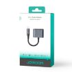 JOYROOM SY-L02 Transsion Series 2 in 1 8 Pin to Dual 8 Pin Audio Adapter - Black - 7