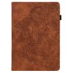 Peacock Embossed Leather Tablet Case for Lenovo Tab M11/Xiaoxin Pad 11 - Brown - 2