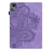 Peacock Embossed Leather Tablet Case for Lenovo Tab M11/Xiaoxin Pad 11 - Purple - 3