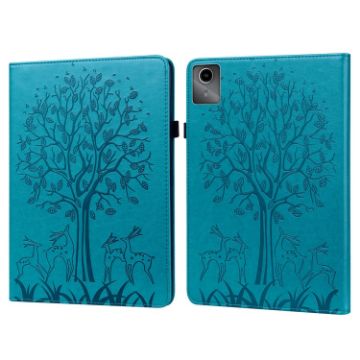 Lenovo Tab M11/Xiaoxin Pad 11 2024 Blue Leather Tablet Case - 1