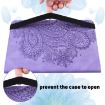 Peacock Embossed Leather Case for Kindle Paperwhite 5 - Purple - 3