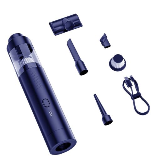 SUITU ST-6676 Cordless Vehicle Vacuum Cleaner Set (Blue/Gray) - 1