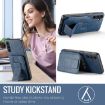 Samsung Galaxy A15 5G Leather Card Holder Phone Case Blue - 7