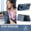 Samsung Galaxy A23 5G Blue Leather Card Holder Phone Case - 7