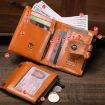 BULL CAPTAIN 088 RFID Anti-Theft Vertical Wallet (Coffee) - 8