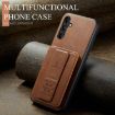 Samsung Galaxy A14 5G Leather Card Holder Phone Case (Brown) - 2