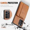 Samsung Galaxy A33 5G Leather Card Holder Phone Case (Brown) - 6