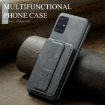 Samsung Galaxy A71 4G Leather Card Holder Phone Case (Grey) - 2