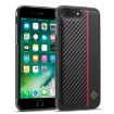 LC.IMEEKE Carbon Fiber Phone Case for iPhone 7/8/SE - Black - 1