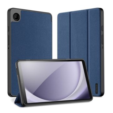 Samsung Galaxy Tab A9 DUX DUCIS Domo Series Blue Leather Case - 1