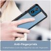 Motorola Moto G04 Colorful Series Acrylic Hybrid TPU Phone Case - Black - 5