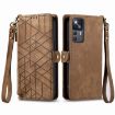 Xiaomi Poco X3 NFC Geometric Zipper Wallet Leather Phone Case - 2