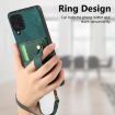 Samsung Galaxy A42 5G Retro Cross Wristband Wallet Leather Back Phone Case Green - 3
