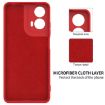 Red Silicone Shockproof Phone Case for Motorola Moto G04/G24 - 5