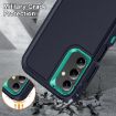 Samsung Galaxy A15 5G Waterproof Rugged Phone Case - Dark Blue + Light Blue - 6