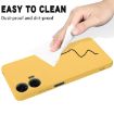 Yellow Liquid Silicone Shockproof Phone Case for Motorola Moto G04/G24 - 7