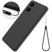 Motorola Moto G04/G24 Liquid Silicone Shockproof Phone Case - Black - 6