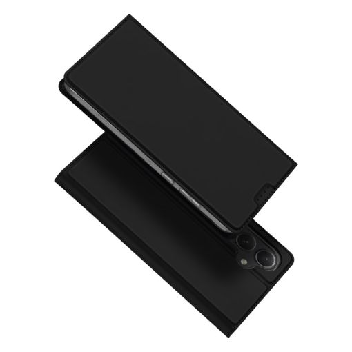Samsung Galaxy A55 5G DUX DUCIS Skin Pro Series Flip Leather Phone Case - Black - 1