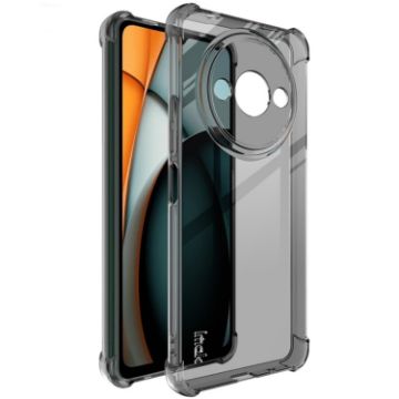 Xiaomi Redmi A3 4G Shockproof TPU Phone Case - Transparent Black - 1