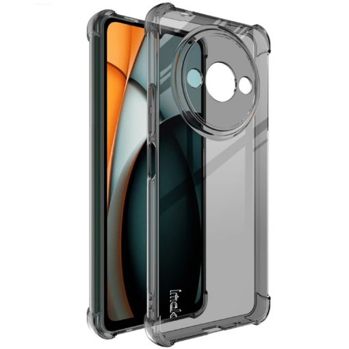 Xiaomi Redmi A3 4G Shockproof TPU Phone Case - Transparent Black - 1
