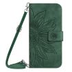 Samsung Galaxy Xcover 7 5G Green Leather Phone Case with Lanyard - 2