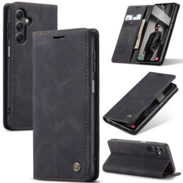 Samsung Galaxy A15 5G CaseMe 013 Leather Phone Case (Black) - 1