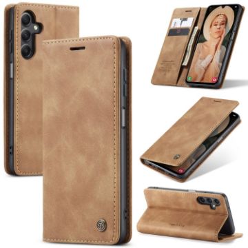 Samsung Galaxy A15 5G CaseMe 013 Leather Phone Case (Brown) - 1