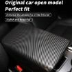 Tesla Model 3/Y Center Console Armrest Box Carbon Fiber Pattern Cover - 4