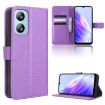 Blackview A52/A52 Pro Diamond Texture Leather Phone Case - Purple - 1