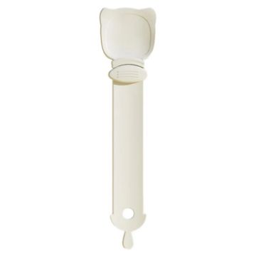 Cat Feeder Squeezer Pet Snack Spoon - Beige - 1