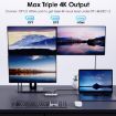 WAVLINK Type-C Docking Station - 2DP + 4K HD + VGA + USB Hub - 4