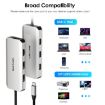 WAVLINK Type-C Docking Station - 2DP + 4K HD + VGA + USB Hub - 7