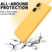 Yellow Silicone Phone Case for Xiaomi Poco M6 5G/Redmi 13C 5G - 3