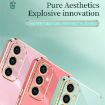 Samsung Galaxy A35 5G XINLI Straight Edge 6D Electroplate TPU Phone Case White - 4