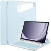Samsung Galaxy Tab A9+ Smart Leather Case with Keyboard - Sky Blue - 1