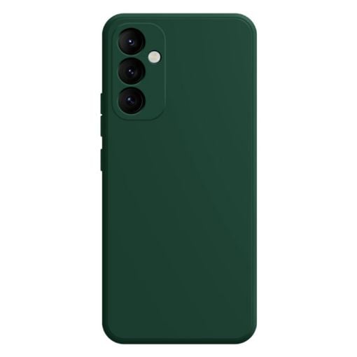 Samsung Galaxy A15 Liquid Silicone Phone Case - Dark Green - 1