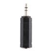 3.5mm to 6.35mm Stereo Jack Adaptor - Black - 3