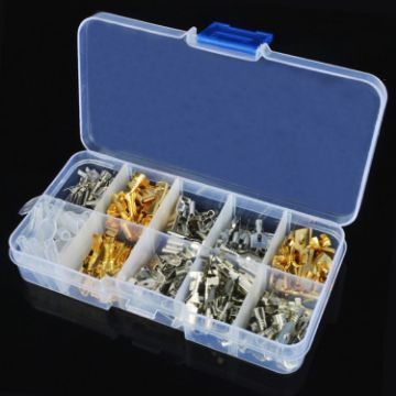 150 PCS Male Female Spade Connector Crimp Wire Terminals - 1