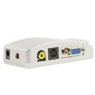 VGA to Video S-Video Converter Box - High Resolution - PC to TV - 5