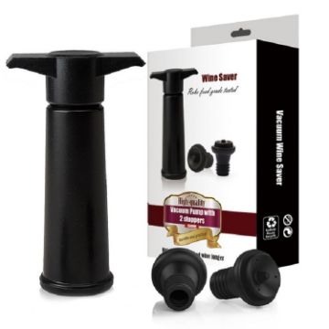 Red Wine Vacuum Pump Set - Black Three-piece Box - 1