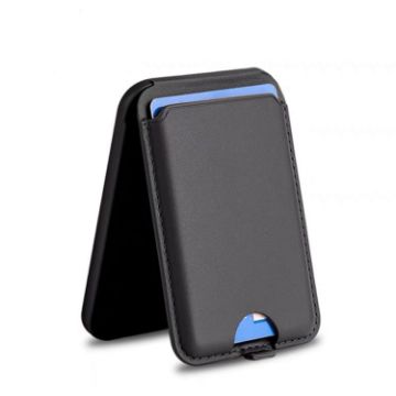 Black MagSafe Wallet Card Holder for iPhone 15/14/13 Series - 1