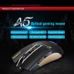 Apedra iMICE A5 Gaming Mouse LED 4 Color Breathing Light 3200 DPI (Black) - 7