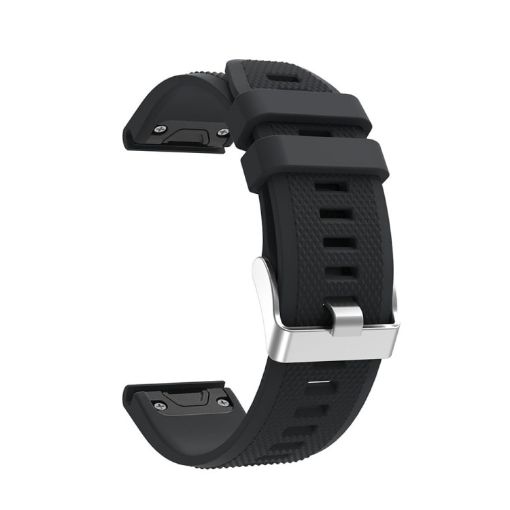 Garmin Fenix 5 Silicone Watch Band - Black - 1