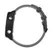 22mm Garmin Vivoactive 4/Venu 2 Silicone Watch Band - Black Grey - 4