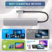 USB C Hub 7-in-1 Multiport Adapter with HDMI and SD/TF Card Reader - 7