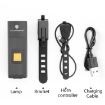 CYCLINGBOX BG-1811 Bicycle Charging Speaker Front Lamp USB (Black) - 4