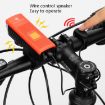 CYCLINGBOX BG-1811 Bicycle Charging Speaker Front Lamp USB (Black) - 6